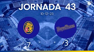 Resumen Jornada 43 Navegantes del Magallanes vs Leones del Caracas 10 de diciembre 2023 [upl. by Ispep]