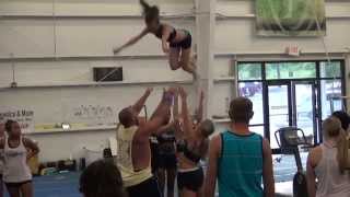 Cheer Extreme Beach Camp 2013 Senior Elite Kernersville amp SSX Raleigh [upl. by Innattirb32]