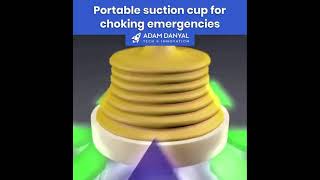 Portable suction cup for choking emergencies [upl. by Lippold]