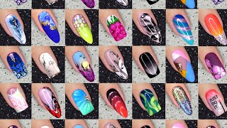 Nail Art Designs 20nails  Best Nail Art Compilation [upl. by Adnaloj]