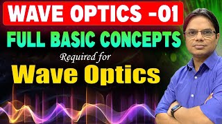 Wave Optics 01 Introduction and Full Concepts Required for Wave Optics 12NEETJEE [upl. by Noirad]