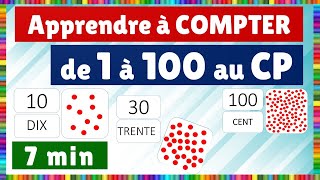 Apprendre à compter 1 a 100 au CP [upl. by Thordia]