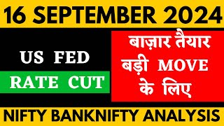 NIFTY PREDICTION FOR TOMORROW amp BANKNIFTY ANALYSIS FOR 16 SEPTEMBER 2024  MARKET ANALYSIS TOMORROW [upl. by Vanessa]