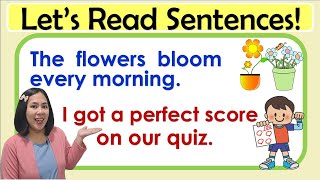 Reading Lesson for Kids  Reading Sentences  Teacher Ayas Reading Tutorial [upl. by Adlesirk]