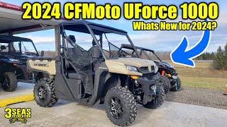 Whats new for 2024 The 2024 CFMoto UForce 1000 4x4 UTV  Detailed Walk Around [upl. by Euqinaj]