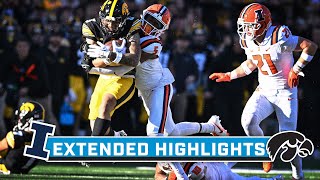 Illinois at Iowa  Extended Highlights  Big Ten Football  Nov 18 2023 [upl. by Lohman]