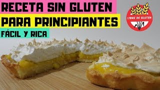 Lemon pie sin TACC receta sin gluten fácil para celíacos [upl. by Berlauda46]