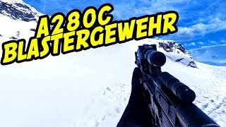 DAS A280C BLASTERGEWEHR ♛ Star Wars Battlefront [upl. by Bocyaj]