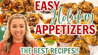 HOLIDAY APPETIZERS  EASY APPETIZER RECIPES  BEST PARTY FOOD  COOK WITH ME  JESSICA ODONOHUE [upl. by Janie]