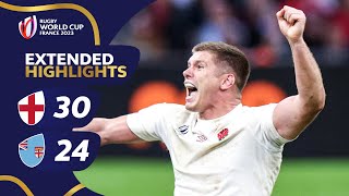 England survive despite Fiji fightback  England v Fiji  Rugby World Cup 2023 Extended Highlights [upl. by Pavel]