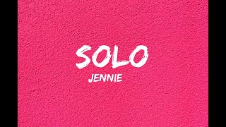 JENNIE  SOLO Lyrics [upl. by Ahsenauq822]