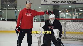 How Goalies Can Get Into The Right Position Before The Shot Is Released [upl. by Dranoel]