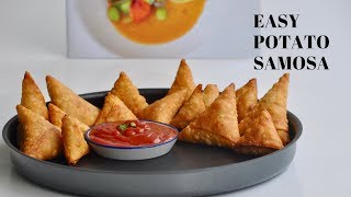 എളുപ്പത്തിൽ സമോസ ഉണ്ടാക്കാം  Easy Vegetable Samosa with Homemade Samosa Sheet  Veg Samosa  EP570 [upl. by Idonah]