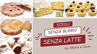 Ricette senza olio e senza latte dolci leggeri e gustosi [upl. by Aryad]