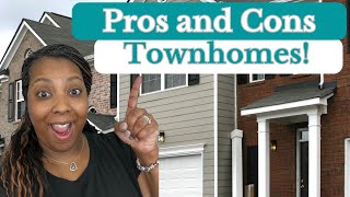 PROS and CONS of TOWNHOMES  Living in GREENSBORO NC in 2024 [upl. by Salomon188]