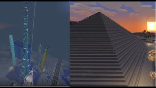 Minecraft  History of the worlds tallest buildings [upl. by Lamej869]