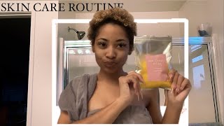 NIGHT SKIN CARE ROUTINE  TRYING SUGAR BABY FACE PADS FOR THE FIRST TIME 👀🙃 [upl. by Kass]