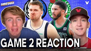 NBA Finals Game 2 Reaction Jayson Tatum amp Celtics HANDLE Luka Doncic amp Mavericks  Nerd Sesh [upl. by Nakeber]