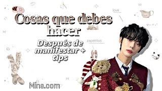 Cosas que debes hacer después de manifestar un ser mágico  tips  Minscom [upl. by Leamaj108]