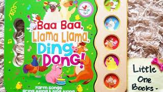 Baa baa Llama Llama Ding Dong Farm songs bring along and song along [upl. by Markman371]