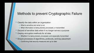 Cryptographic Failures Presentation [upl. by Grenier187]