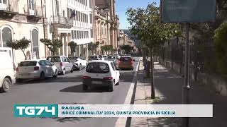 RAGUSA  INDICE CRIMINALITA 2024 QUINTA PROVINCIA IN SICILIA [upl. by Ferren]