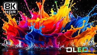 OLED TEST  Premium Colorful Paint in 8K HDR  Dolby Vision™ [upl. by Cirenoj]