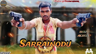 Sarrainodu  C10N  Allu Arjun  Best Action  Spoof [upl. by Nerte]