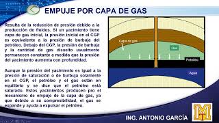 MECANISMOS DE EMPUJE EN YACIMIENTOS PETROLEROS [upl. by Sherrer]