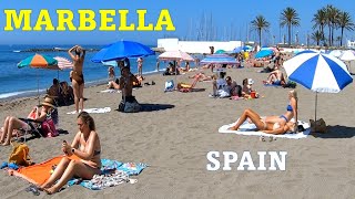 Marbella Walk  Beach  June 2021  Spain  Spanien  Spania  Espagne  スペイン  스페인  Malaga [upl. by Richardo]