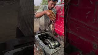 Gearbox Oil change 🔧 mechanic mh juber inamdar [upl. by Worsham]