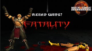 Mortal Kombat  Mortal Kombat Armageddon REIKO Fatality Android Offline Gameplay PS2 [upl. by Schramke]