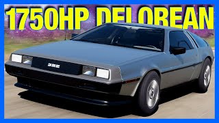 Forza Horizon 5  1750 Horsepower DeLorean FH5 DeLorean DMC12 [upl. by Chuipek]