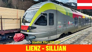 Cab Ride Lienz  Sillian  Lienz Drava Valley Railway Austria train drivers view in 4K [upl. by Collayer]