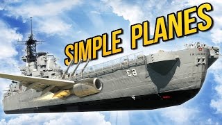 SimplePlanes  THE FLYING BATTLESHIP ★ Lets Play SimplePlanes Simple Planes Gameplay [upl. by Yates]