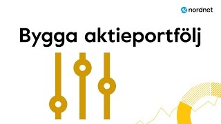 Så Bygger du din Aktieportfölj [upl. by Eire546]