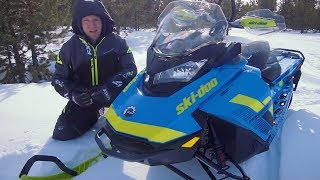 Full REVIEW 2018 SkiDoo Renegade Backcountry X [upl. by Nosremaj897]