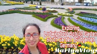 Exploring Ludwigsburg Schloß Garden South Garden SüdGarten  Germany 🇩🇪 [upl. by Gnus]