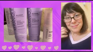 Premium Quality Keranique Shampoo Conditioner and Follicle Serum Kit for Colored and Thinning Hair [upl. by Alarice]