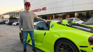 Picking up my Porsche 918 [upl. by Ahsercal]