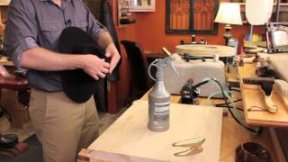 How to Crease a Felt Cowboy Hat Step by Step  Felt Hats [upl. by Sully]