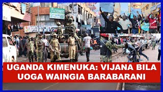 BREAKING MAANDAMANO UGANDA VIJANA WAJITOKEZA LICHA YA POLISI KUZIUA MAANDAMANO [upl. by Zigmund469]