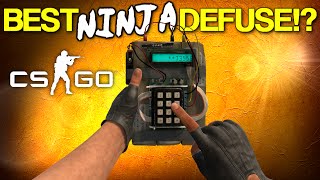 CSGO  Best Ninja Defuse Ever CounterStrike Global Offensive Gameplay [upl. by Anihpesoj102]