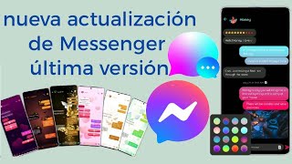 actualizar Messenger a la última versión 2021  funciones nuevas de Messenger [upl. by Dorehs471]