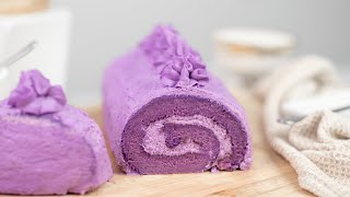 How to Make Ube Cake Roll  Easy Recipe [upl. by Yroc]