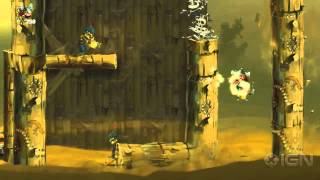 Rayman Legends Walkthrough Teensies in Trouble  Quick Sand [upl. by Ahsenev104]