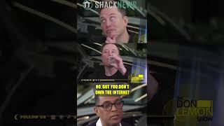 You desperately want censorship  Elon Musk to Don Lemon elonmusk donlemon censorship [upl. by Tewfik444]