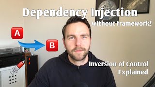 Dependency Injection amp Inversion of Control Explained Without Framework [upl. by Ssegrub221]