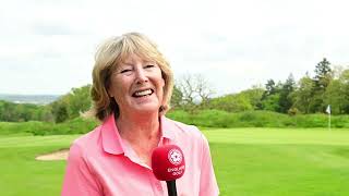 Lynne Cowser  English Senior Womens Amateur Championship  2023 [upl. by Vani]