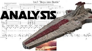 Star Wars quotBattle Over Coruscant” by John Williams Score Reduction and Analysis [upl. by Keemahs221]